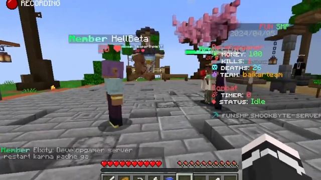 Fun SMP Second Season Start | Minecraft Java+Pocket Smp Live | Minecraft Hindi Live Stream смотреть онлайн