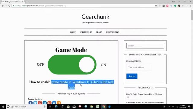 How To Enable Game Mode In Windows 10 (Easy Tutorial) смотреть онлайн