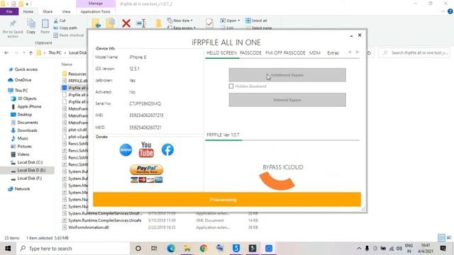 All iPhone 6 iOS Bypass iCloud iD Jailbreak Checkra1n смотреть онлайн