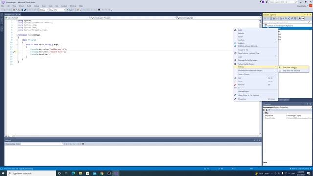 C Sharp Course Where Is My Newly Created Application Where Is My Exe File Lesson 2 смотреть онлайн