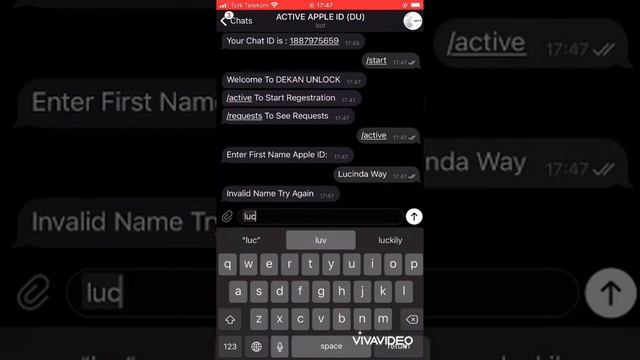 BOT TELEGRAM ACTIVE APPLE ID THIS PERSON IS NOT ACTIVE смотреть онлайн
