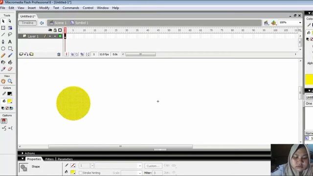 TUTORIAL MEMBUAT ANIMASI CREAT MOTION TWEEN DENGAN MACROMEDIA FLASH 8 смотреть онлайн