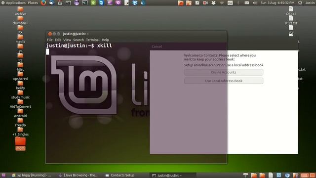 Stop a non responding program in Linux Mint 17 смотреть онлайн