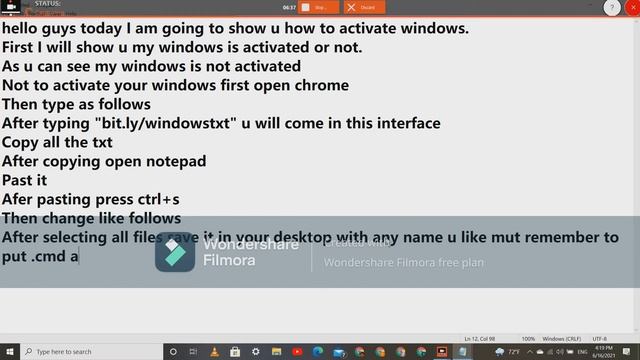 How to activate windows with the help of cmd 100% working trick. смотреть онлайн