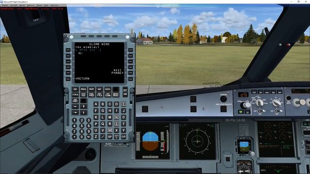 Flight Sim Labs A320-X (FSX) - FMGS and MCDU (FMS) Review and Tutorial - Part 1 - Programming setup смотреть онлайн
