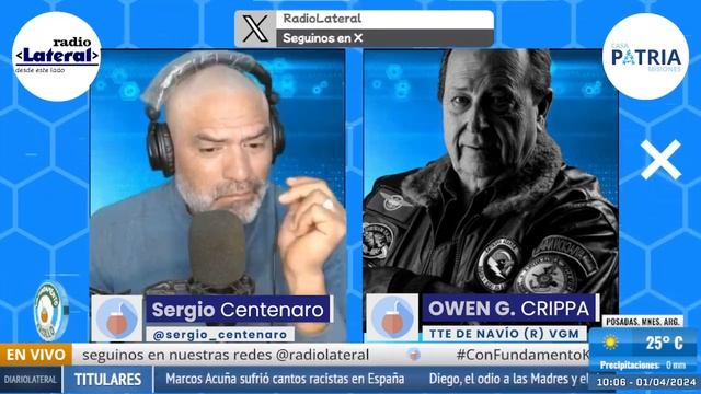 TTE DE NAVÍO (R) OWEN CRIPPA, TEMERARIA HAZAÑA EN MALVINAS |🧉#ConFundamentoKriollo | 01/04/2024 смотреть онлайн