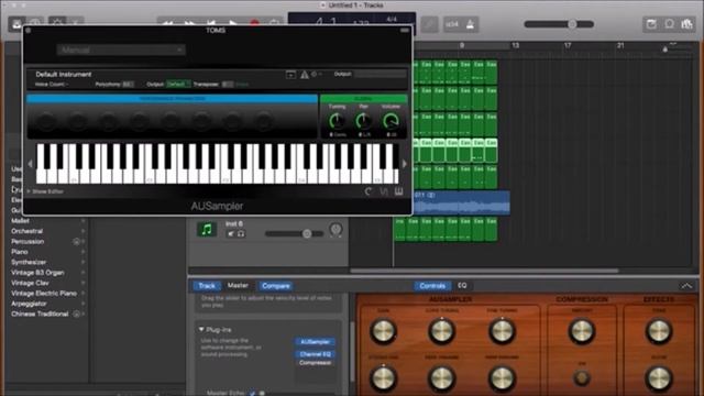 How to MIDI Map Your Own Samples in Garageband смотреть онлайн