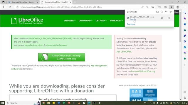 How to Install Libre Office in windows विंडोज में लिब्रे ऑफिस कैसे इनस्टॉल करें Steps in Descriptio смотреть онлайн