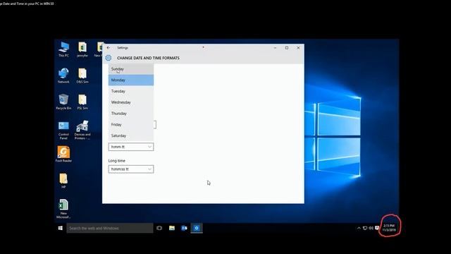 How can you change Date and Time in your PC in WIN 10 смотреть онлайн
