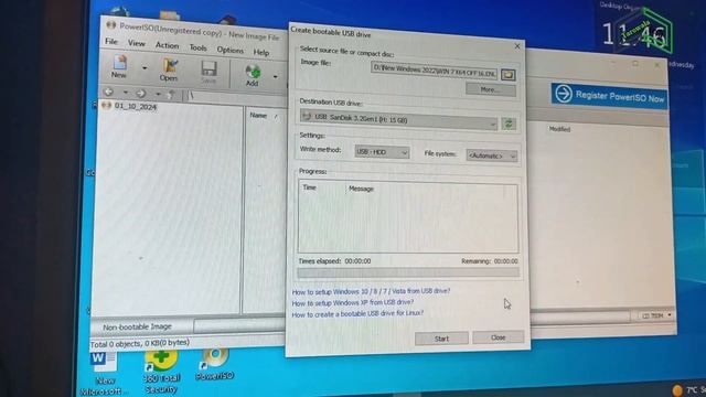how to make bootable USB/pendrive with power iso | tarowala tech смотреть онлайн