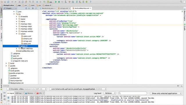 Capítulo 28 - Archivo Strings.xml (Crear App Multi-idioma) смотреть онлайн