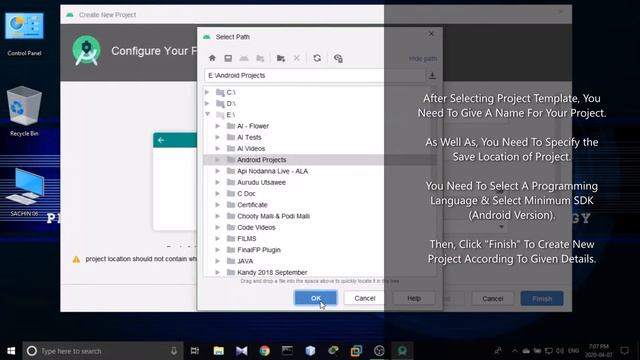 How To Install Android Studio | Android Studio Installation - Step By Step Guide | Sachin Nimshan смотреть онлайн
