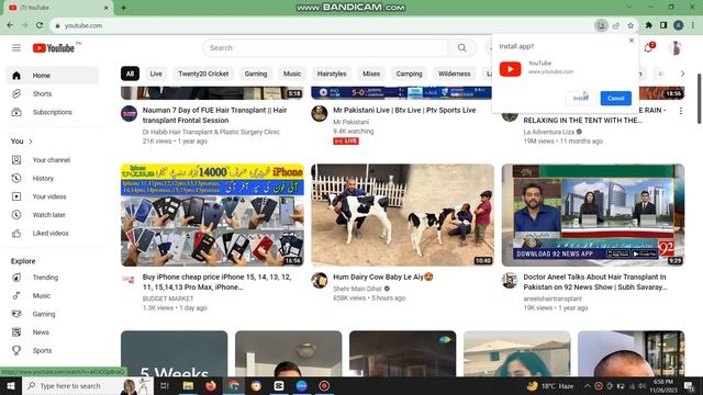 How to download YouTube icon on desktop in windows | YouTube app kaise download kary | Window Trick смотреть онлайн