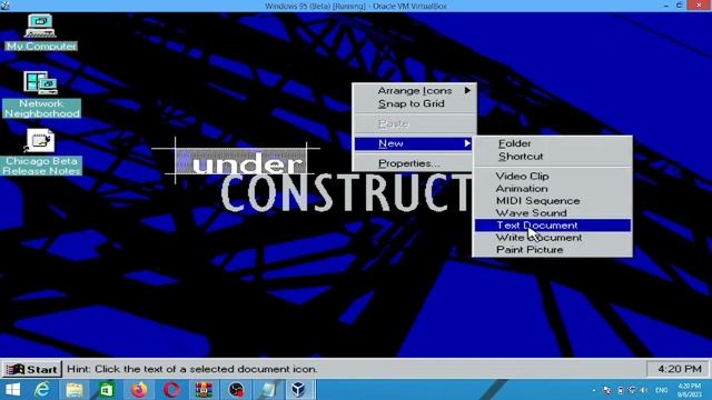 Windows Chicago (Windows 95 Beta) смотреть онлайн