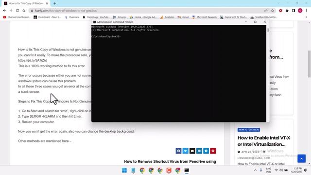 How to fix This Copy of Windows is not genuine on Windows 11 [100% working] смотреть онлайн