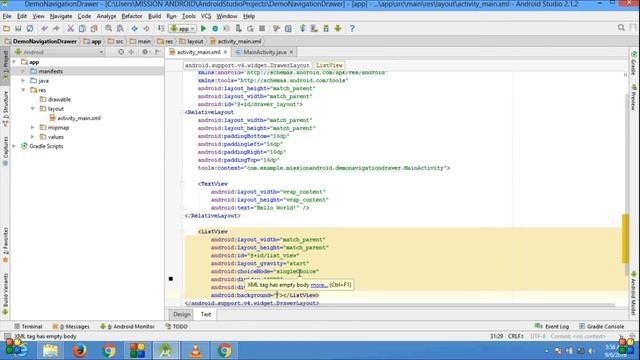 Creating Navigation drawer android смотреть онлайн