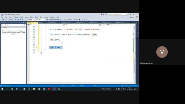 33 AspNet ADO.NET connectivity, Master Pages, User Controls - Code Example смотреть онлайн
