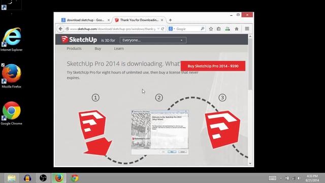 Sketchup How to Download and Install on Windows смотреть онлайн