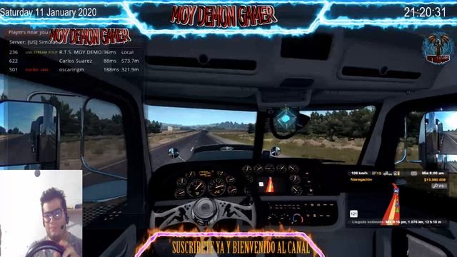 🔴AMERICAN TRUCK SIMULATOR RUTA CON ENRIQUE SALINAS Y BALANDRAN смотреть онлайн