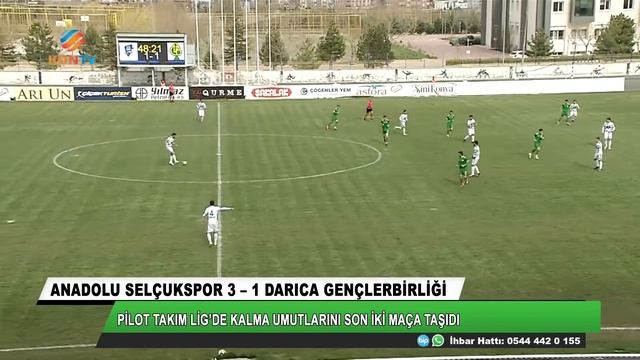 Konya Anadolu Selçukspor 3 - 1 Darıca Gençlerbirliği смотреть онлайн