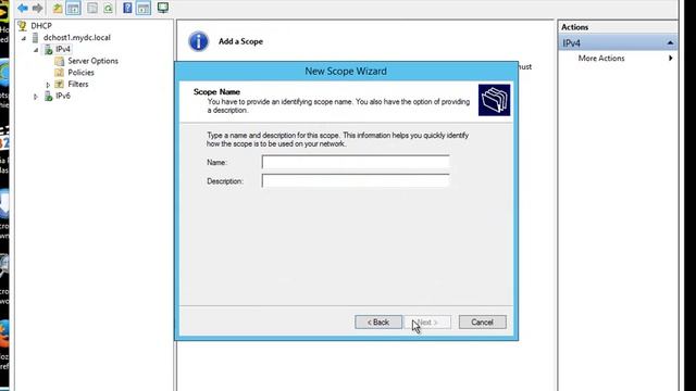 Windows 2012 R2 DHCP Install смотреть онлайн