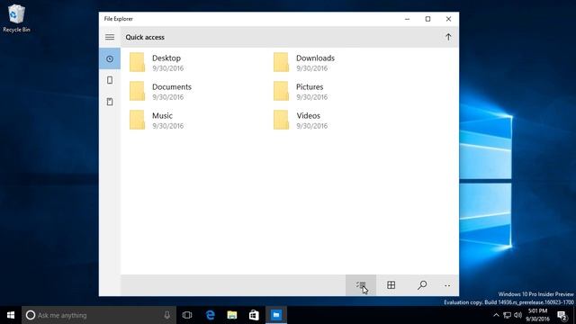Launch the Universal UWP File Explorer app in Windows 10 смотреть онлайн