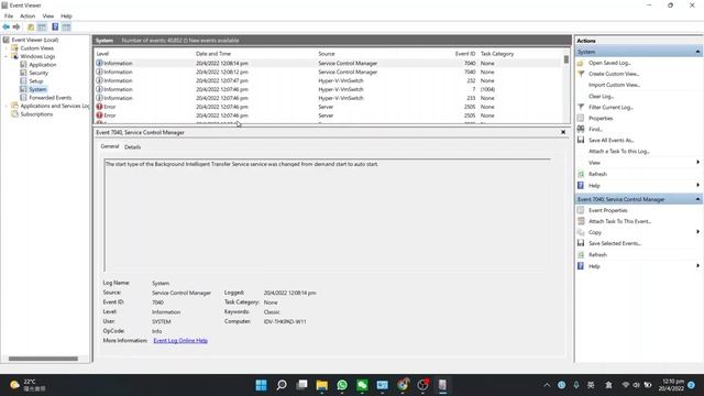 How to generate System Event Log in Windows 11 смотреть онлайн