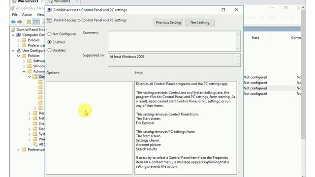 Block Control Panel Via GPO | Windows Server | Bangla смотреть онлайн