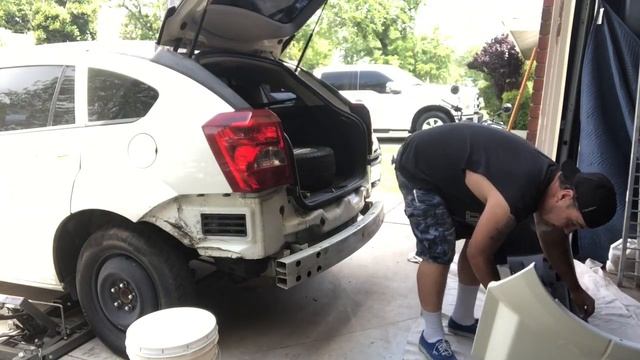 2010 Dodge Caliber Rear Bumper Cover & Fender Liner installation смотреть онлайн