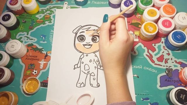 Рисуем ДОТТИ из CRY BEBIES /КРАЙ БЕБИС DOTTY