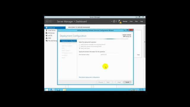 How to solve the prerequisite issue on Windows server 2012 r2 in Active Directory with DNS смотреть онлайн