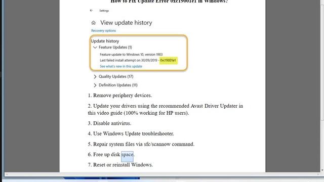 Fix Update Error 0xc19001e1 in Windows смотреть онлайн