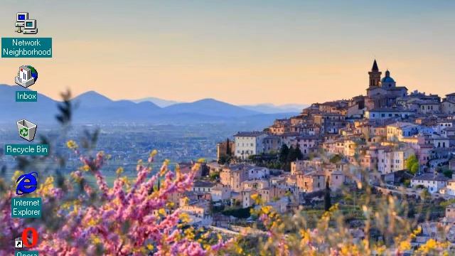 Windows 95 Startup and Shutdown with the Microsoft Bing wallpaper of the day 25th February 2021 смотреть онлайн