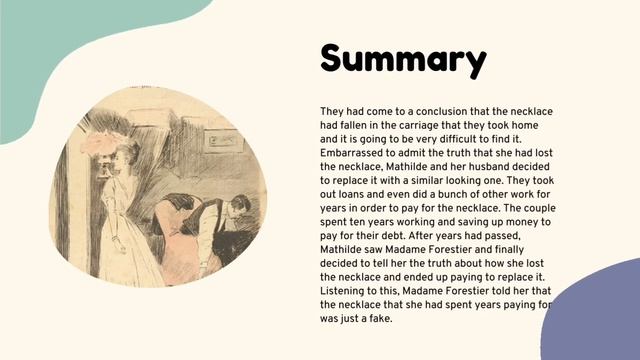 Short Story Review - The Necklace by Guy de Maupassant смотреть онлайн