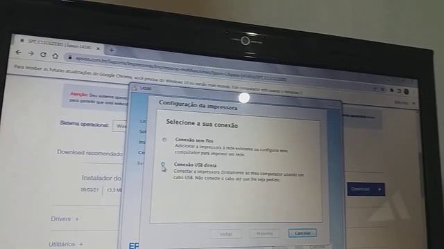 instalação e configuração da Epson L4160 смотреть онлайн