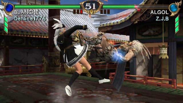 Soulcalibur: Broken Destiny [PSP, 2009]: "Quick Match" Mode Gameplay with Blanche (CaS!Amy), part 4 смотреть онлайн