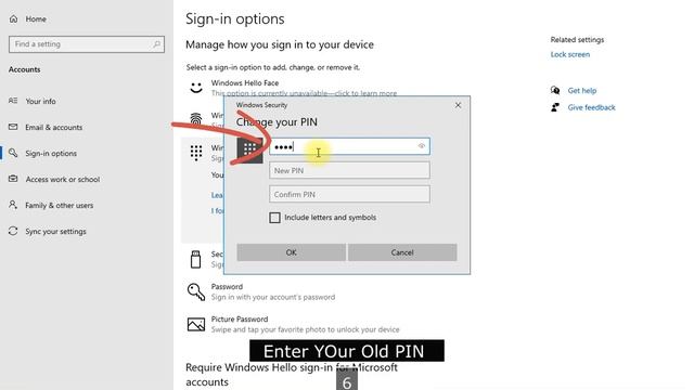 How Change your Window Hello PIN Step by Step Tutorial смотреть онлайн