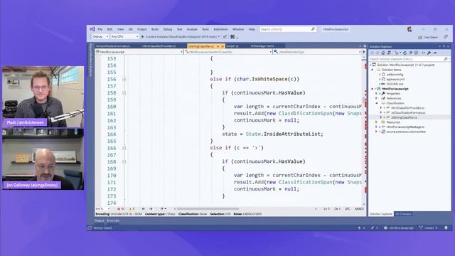 Writing Visual Studio Extensions with Mads - Augmenting an existing language service смотреть онлайн