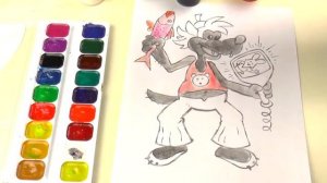 НУ, ПОГОДИ РАСКРАСКА COLORING BOOK NU, POGODI