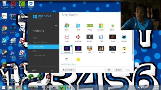 How to Fix the Windows 8 Menu! EASIEST AND SIMPLEST WAY!! смотреть онлайн