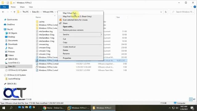 Map a VM's Virtual Disk to your Host in VMware Workstation смотреть онлайн
