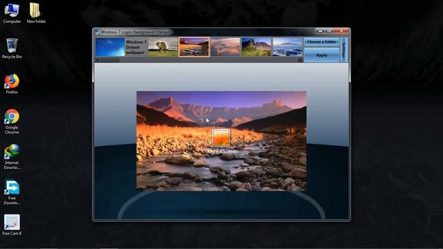 How to Set a Wallpaper On Windows 7 logon Screen смотреть онлайн