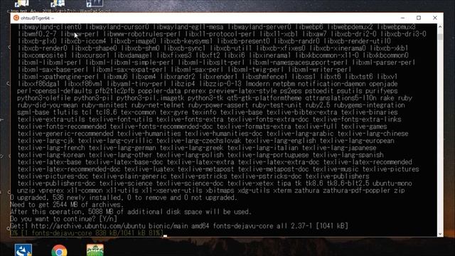 How to install TeX in Ubuntu on WSL смотреть онлайн