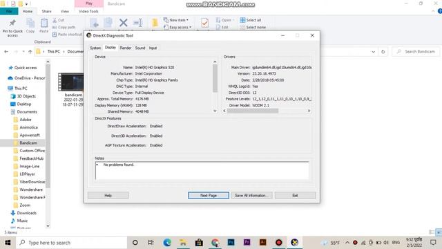 How to find out graphics card details using DirectX Diagnostic Tool. смотреть онлайн