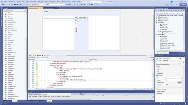ToolTip für Windows Presentation Foundation mit Formatierung mit XML für Projekt erstellt смотреть онлайн