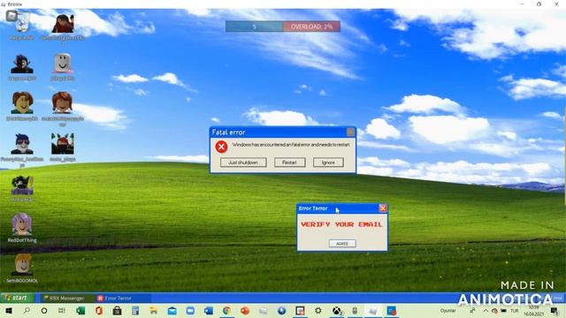 Windows XP Errors | Roblox смотреть онлайн