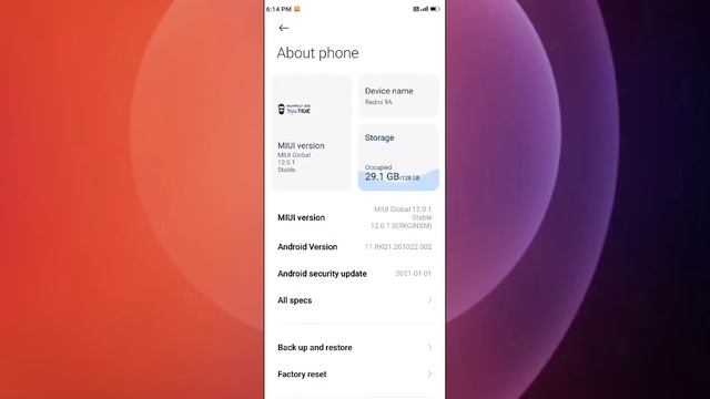 Redmi 9A , Backup and restore setting How to use смотреть онлайн