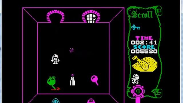 Atic Atac - ZX Spectrum - emulador EmuZWin 2.4 - probado Windows 7 x64 смотреть онлайн