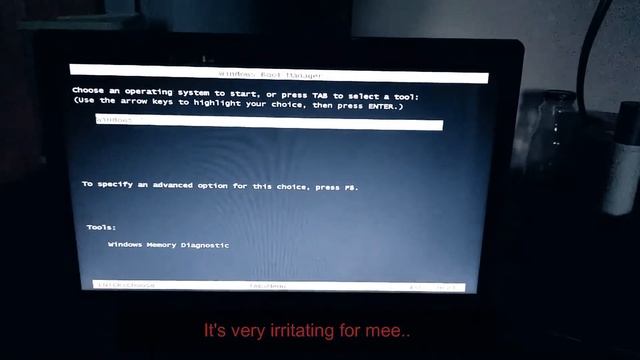 fix choose an operating system to start windows 7 смотреть онлайн