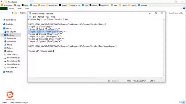 Change Windows Font Style Easily Free | Buht hoi asaani se windows ka font change kre |TalkTheTech| смотреть онлайн